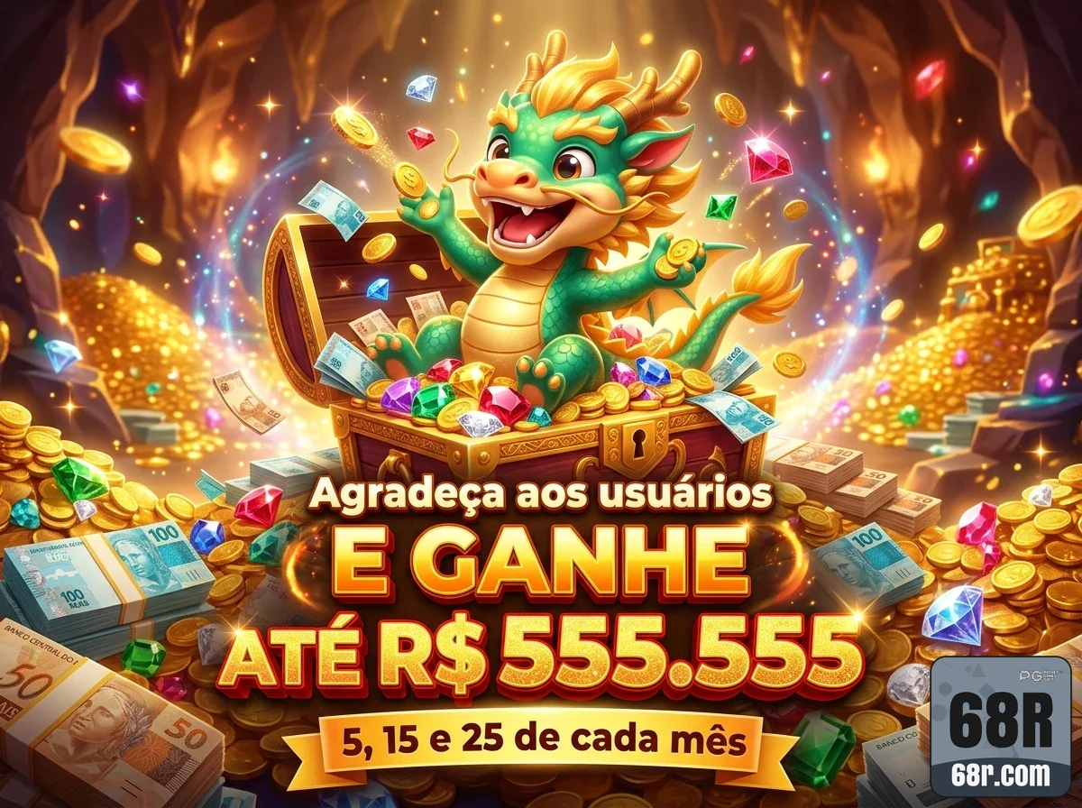 68r - experimentar a confiável plataforma de jogos - Saques via Pix
